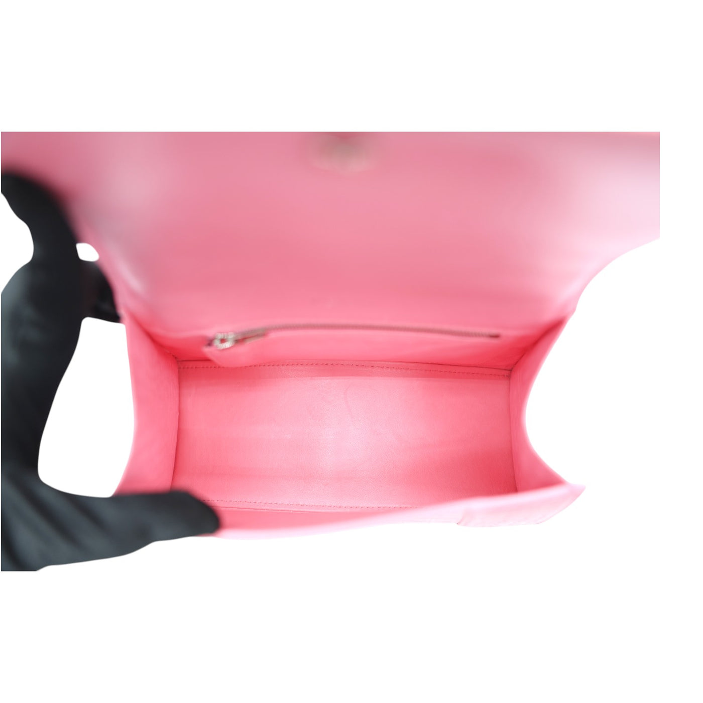 Balenciaga Hourglass Crocodile Embossed Leather Small Handbag In Pink