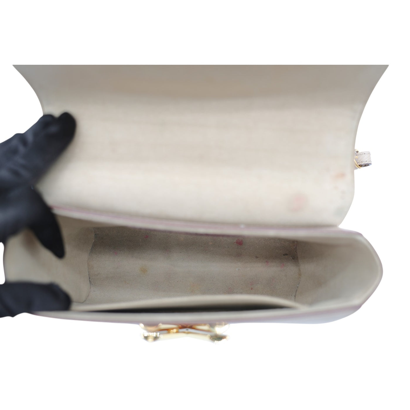 Louis Vuitton Twist MM Epi Leather Bag In Taupe