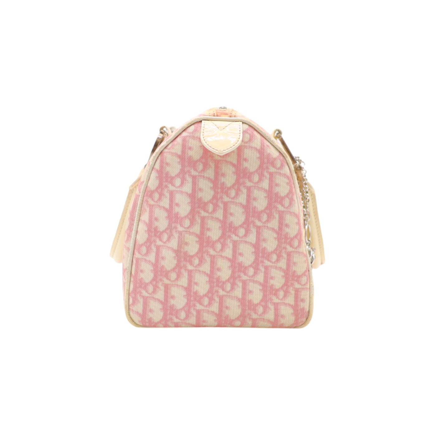 Christian Dior Monogram Boston Bag In Pink