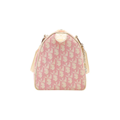 Christian Dior Monogram Boston Bag In Pink
