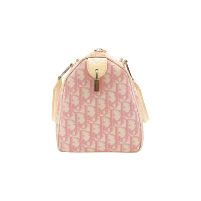Christian Dior Monogram Boston Bag In Pink