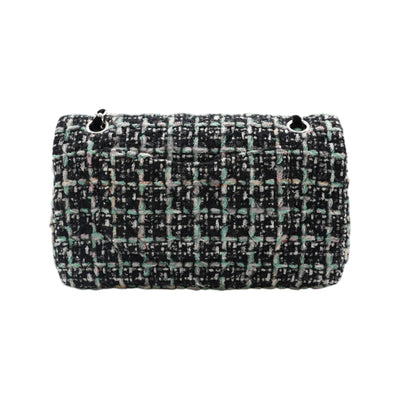 CHANEL Medium Double Flap Tweed Shoulder Bag