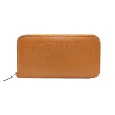 Hermès Azap Silk'In Classique Long Wallet In Brown
