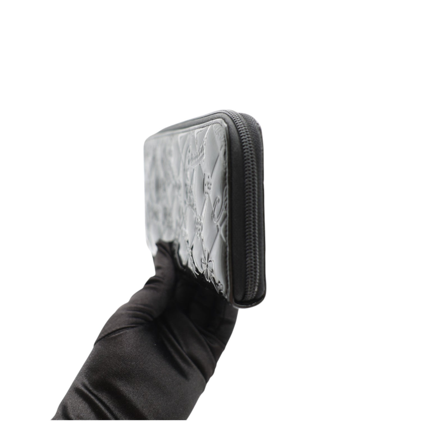 CHANEL Lucky Symbols Zip Around Wallet In Black