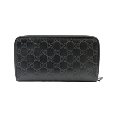 Gucci Guccissima Leather Zip Around Long Wallet