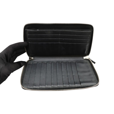Gucci Guccissima Leather Zip Around Long Wallet