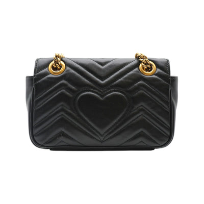 Gucci GG Marmont Medium Shoulder Bag In Black