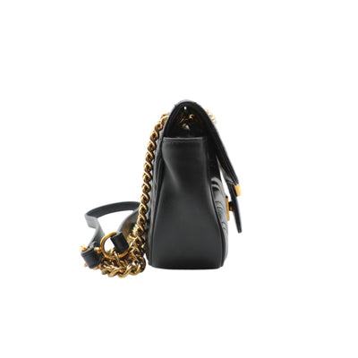 Gucci GG Marmont Medium Shoulder Bag In Black