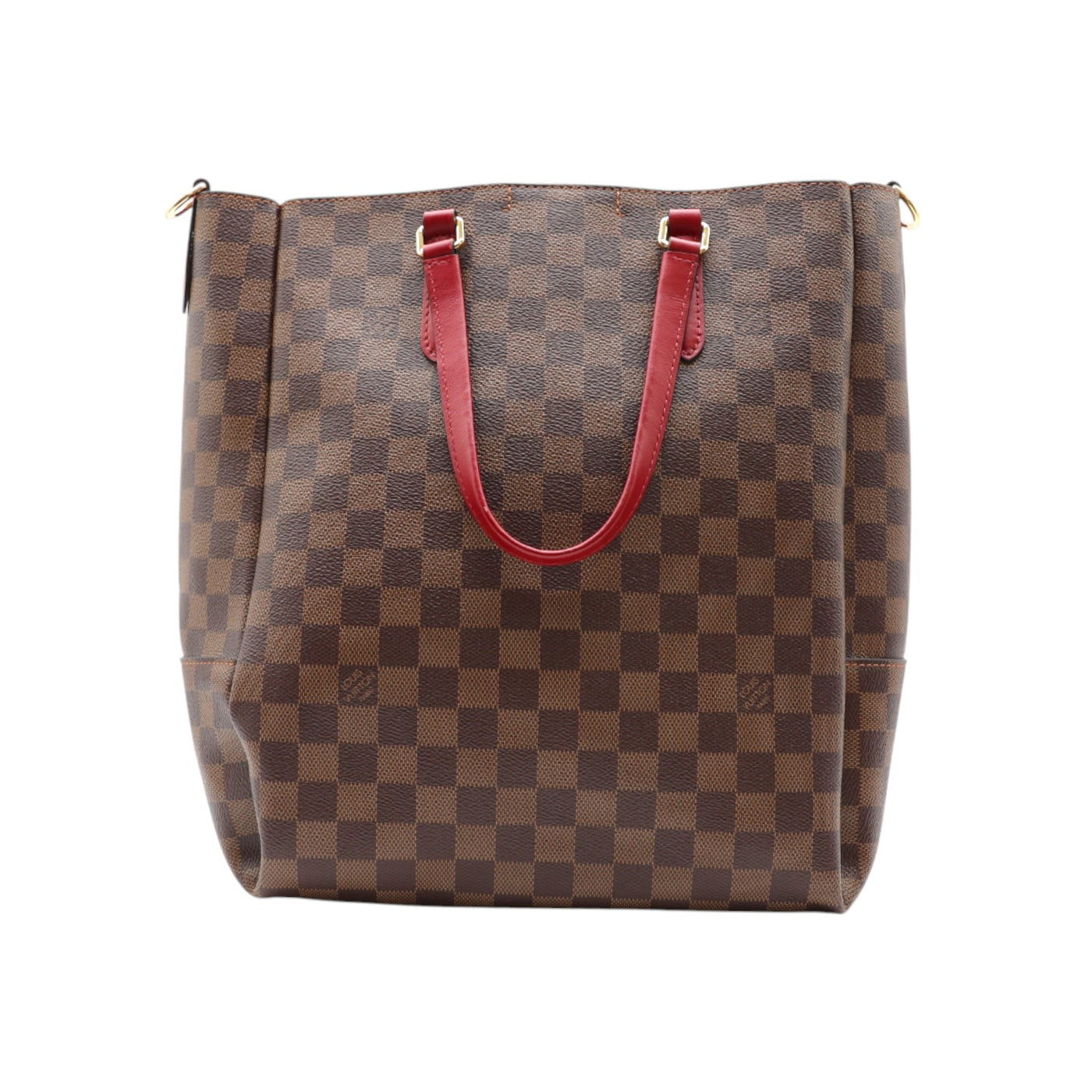 Louis Vuitton Damier Ebene Belmont MM Cherry Berry Tote Bag