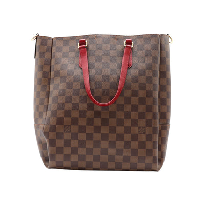 Louis Vuitton Damier Ebene Belmont MM Cherry Berry Tote Bag
