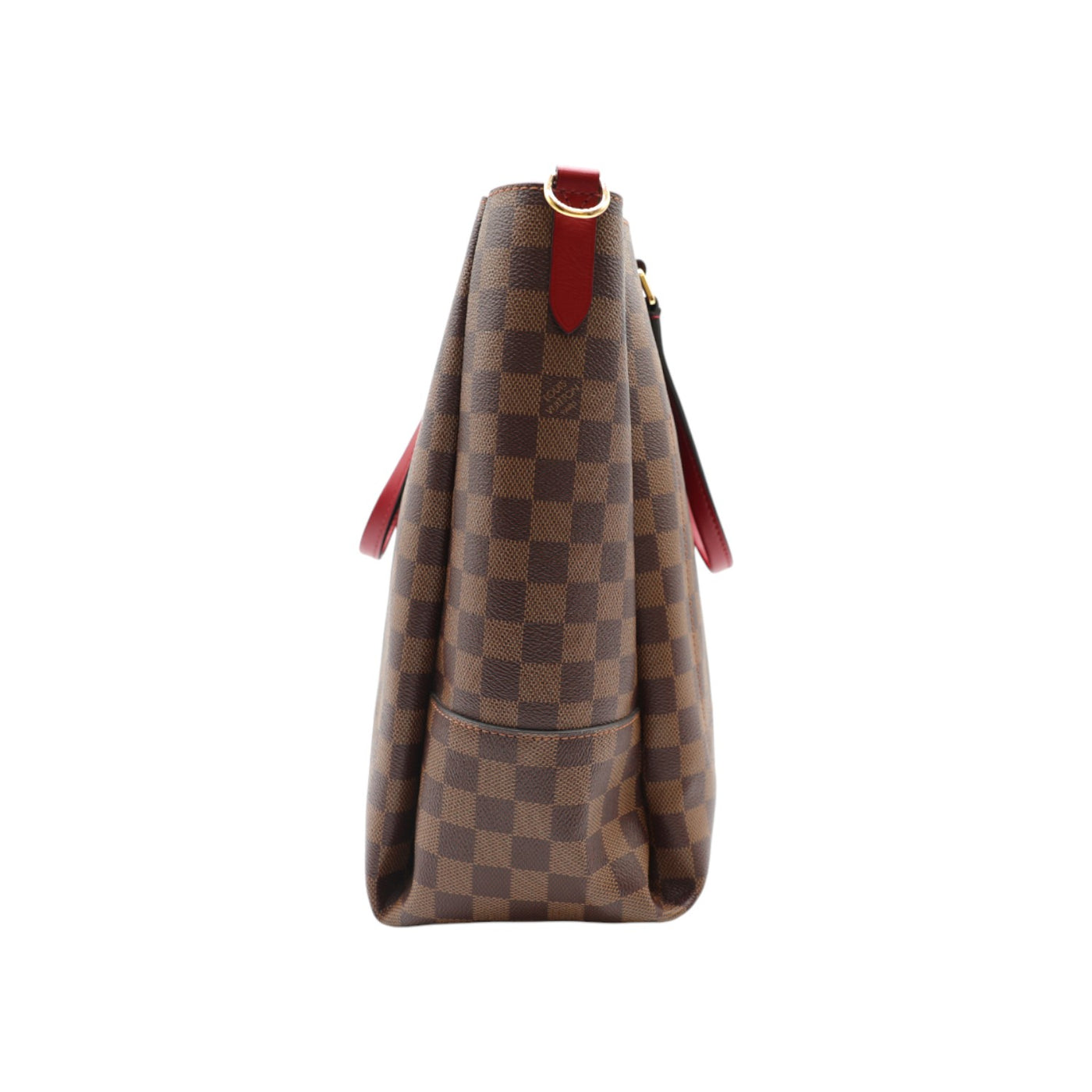 Louis Vuitton Damier Ebene Belmont MM Cherry Berry Tote Bag
