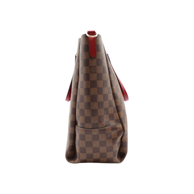Louis Vuitton Damier Ebene Belmont MM Cherry Berry Tote Bag