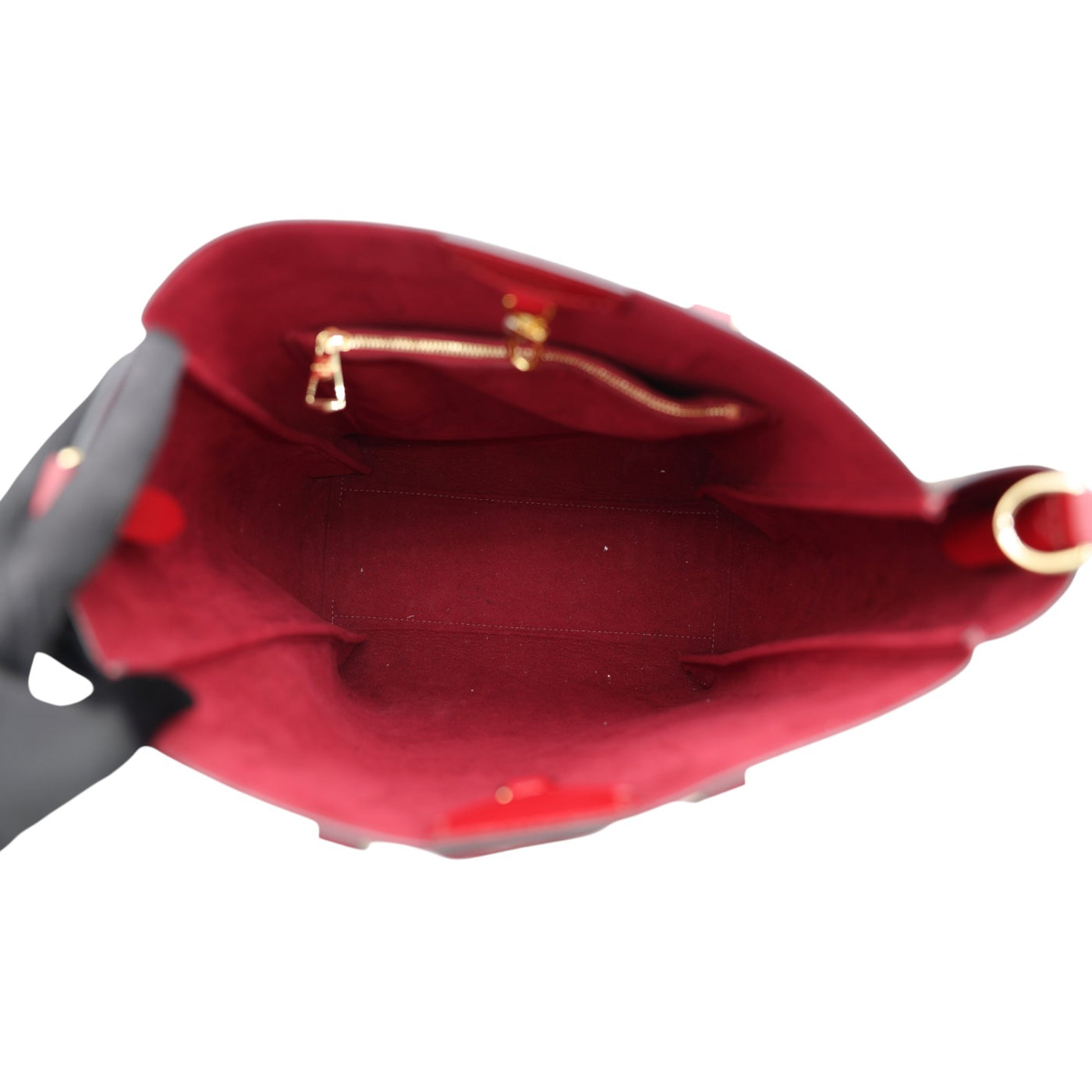 Louis Vuitton Damier Ebene Belmont MM Cherry Berry Tote Bag