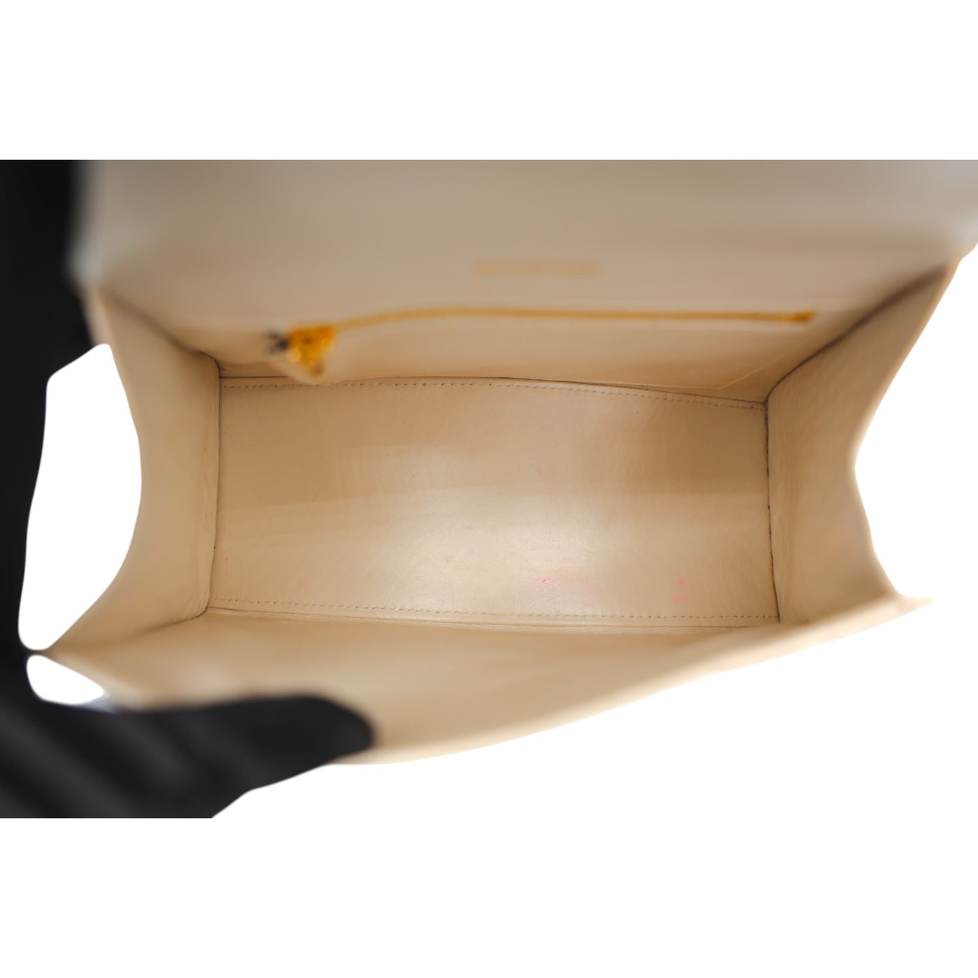 Balenciaga Hourglass Crocodile Embossed Leather Crossbody Bag In Cream