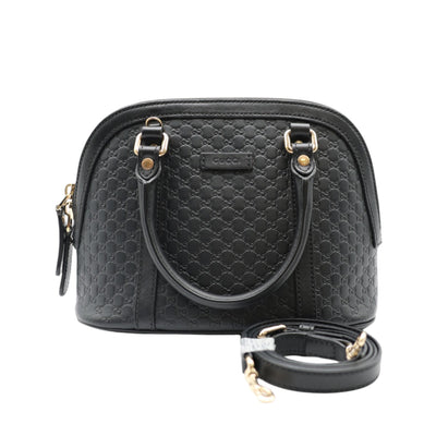 Gucci Microguccissima Mini Dome Bag In Black
