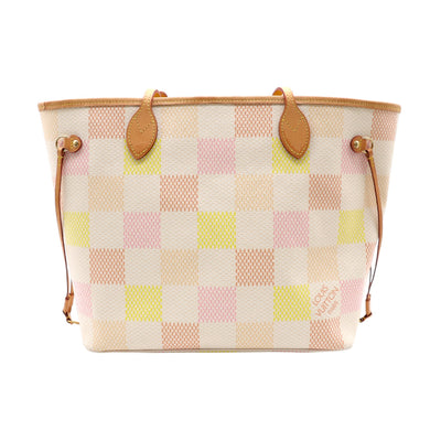 Louis Vuitton Damierlicious Neverfull MM Tote Bag