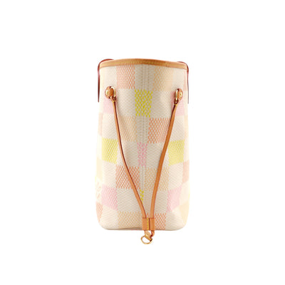 Louis Vuitton Damierlicious Neverfull MM Tote Bag