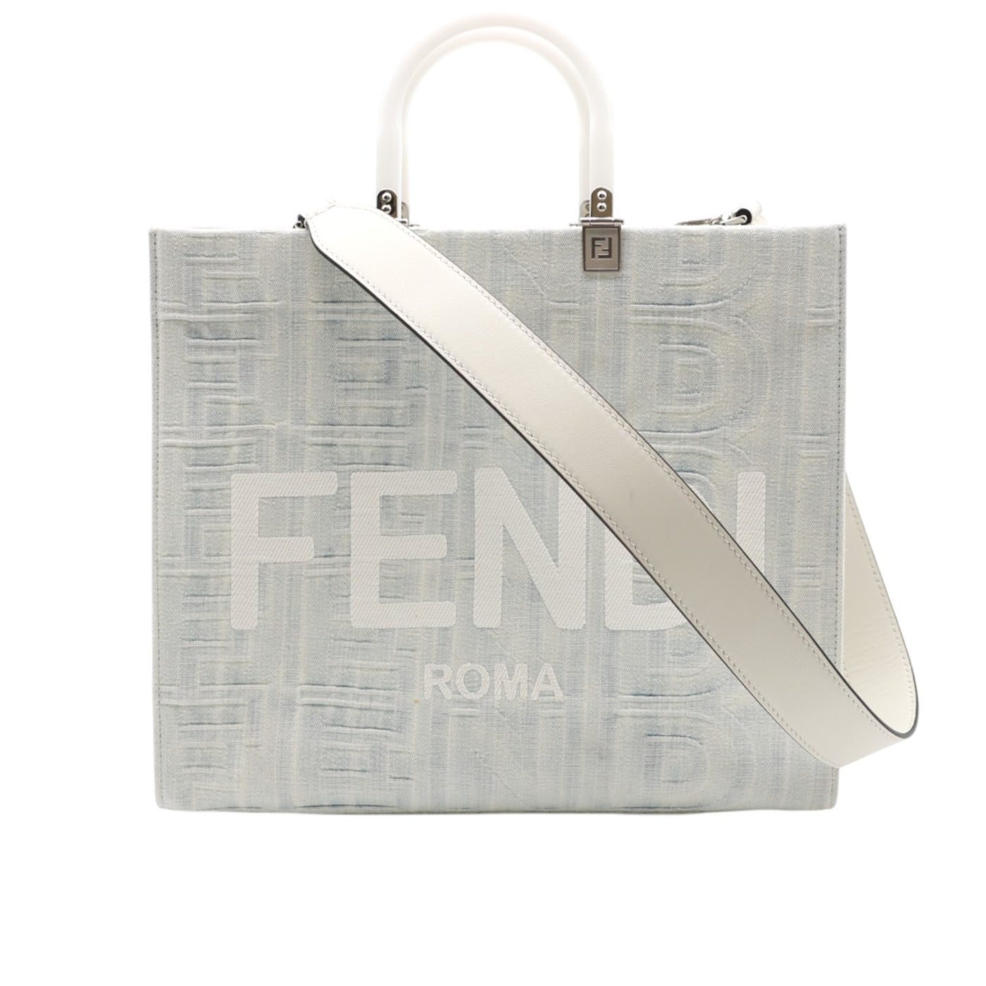 FENDI x Marc Jacobs Sunshine Medium Denim Tote Bag