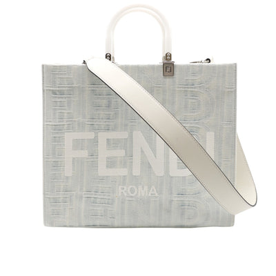 FENDI x Marc Jacobs Sunshine Medium Denim Tote Bag