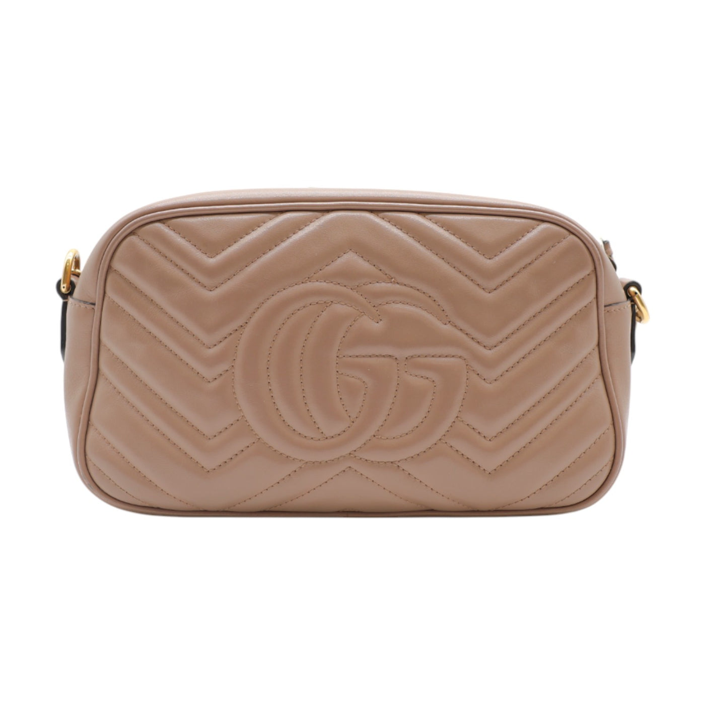 Gucci GG Marmont Small Camera Bag In Taupe