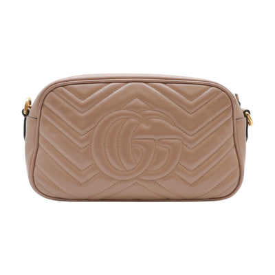 Gucci GG Marmont Small Camera Bag In Taupe