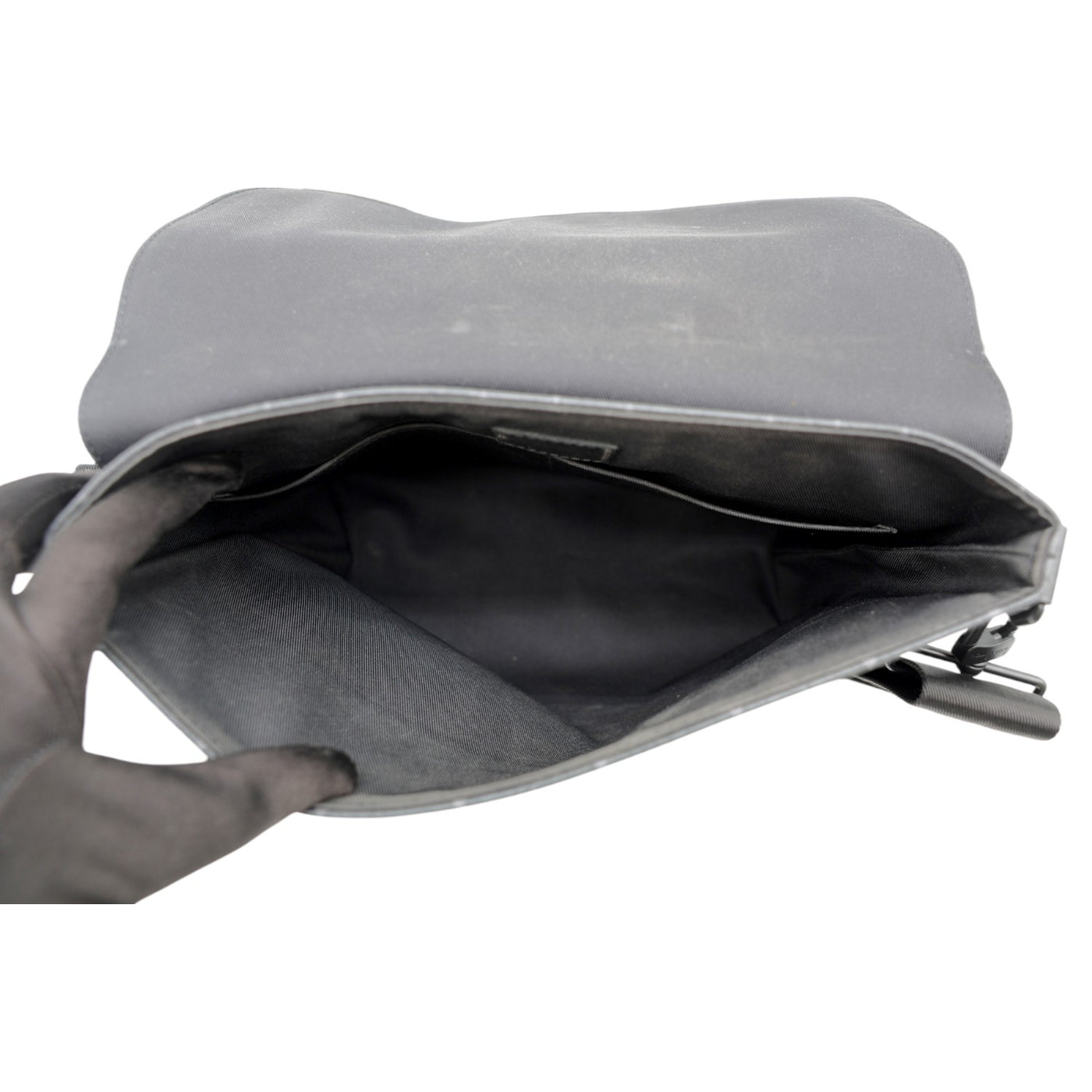 Louis Vuitton Saumur Monogram Eclipse Canvas Messenger Bag