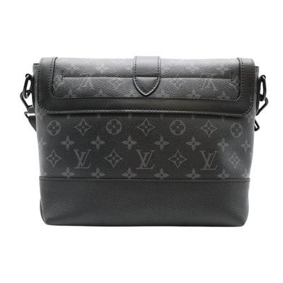 Louis Vuitton Saumur Monogram Eclipse Canvas Messenger Bag