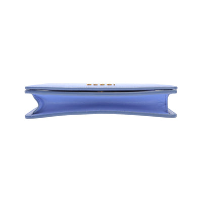 Gucci GG Marmont Wallet On Chain Crossbody Bag In Blue Lilach