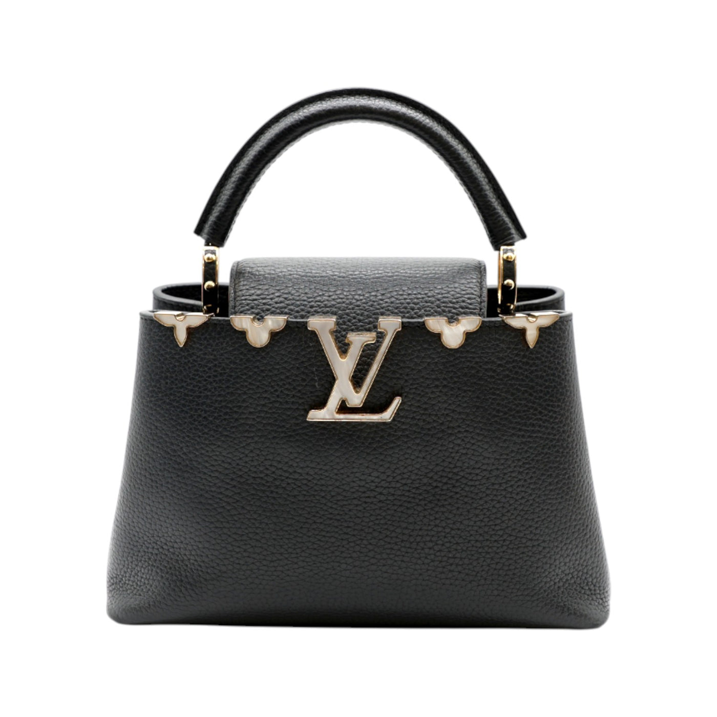 Louis Vuitton Capicines BB Taurillon Leather Handbag In Black