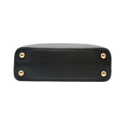 Louis Vuitton Capicines BB Taurillon Leather Handbag In Black