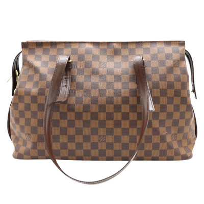 Louis Vuitton Chelsea Damier Ebene Shoulder Tote Bag