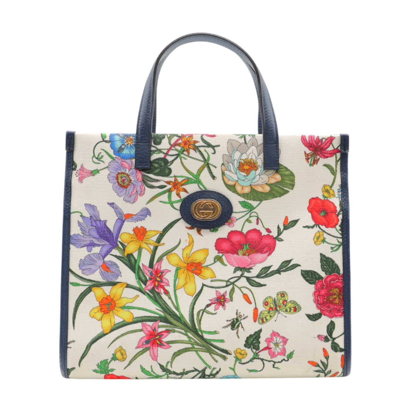 Gucci Flora Medium Canvas Tote Bag