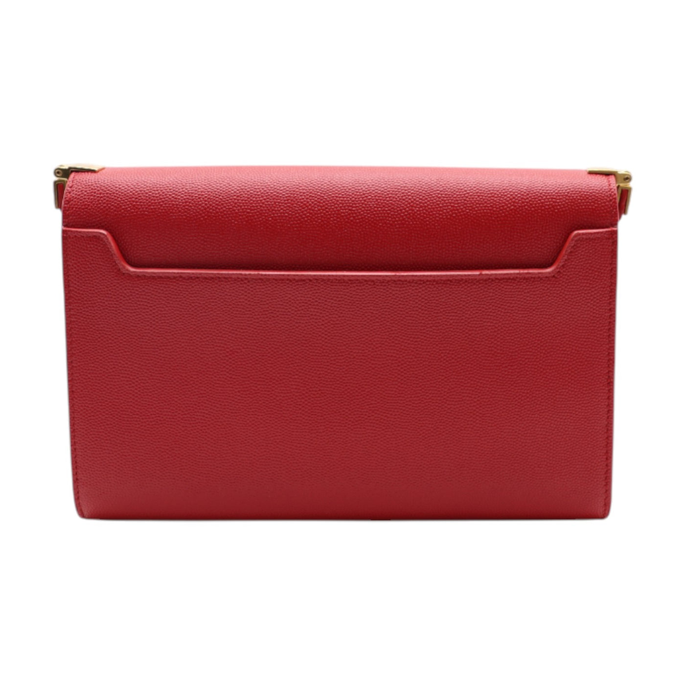 YSL Saint Laurent Uptown Leather Crossbody Bag In Red