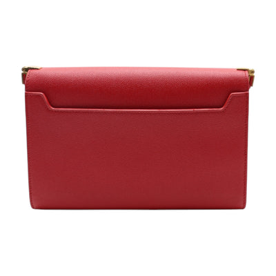 YSL Saint Laurent Uptown Leather Crossbody Bag In Red