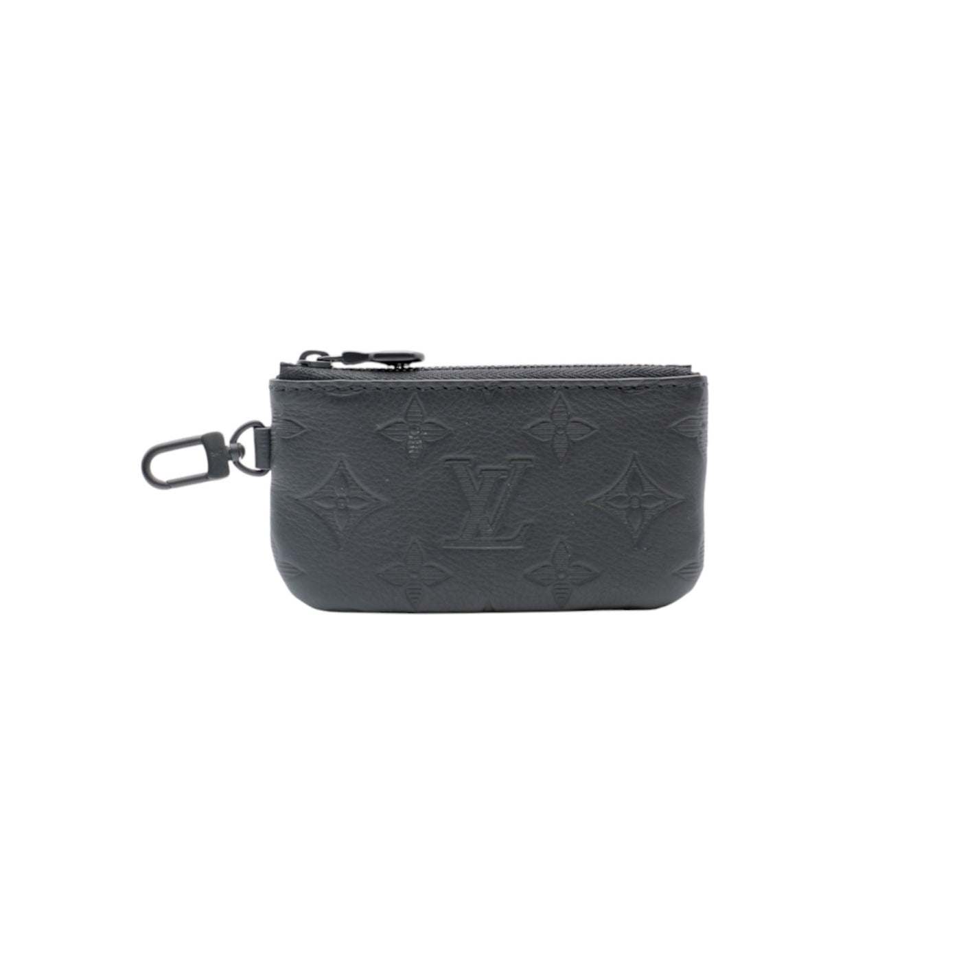 Louis Vuitton Trio Messenger Bag Monogram Embossed Calfskin In Black