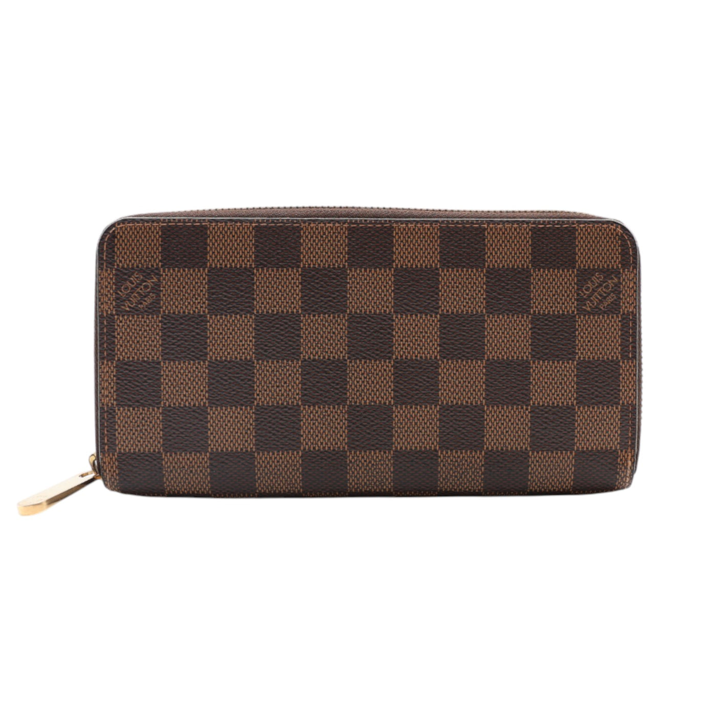 Louis Vuitton Damier Ebene Canvas Zippy Wallet