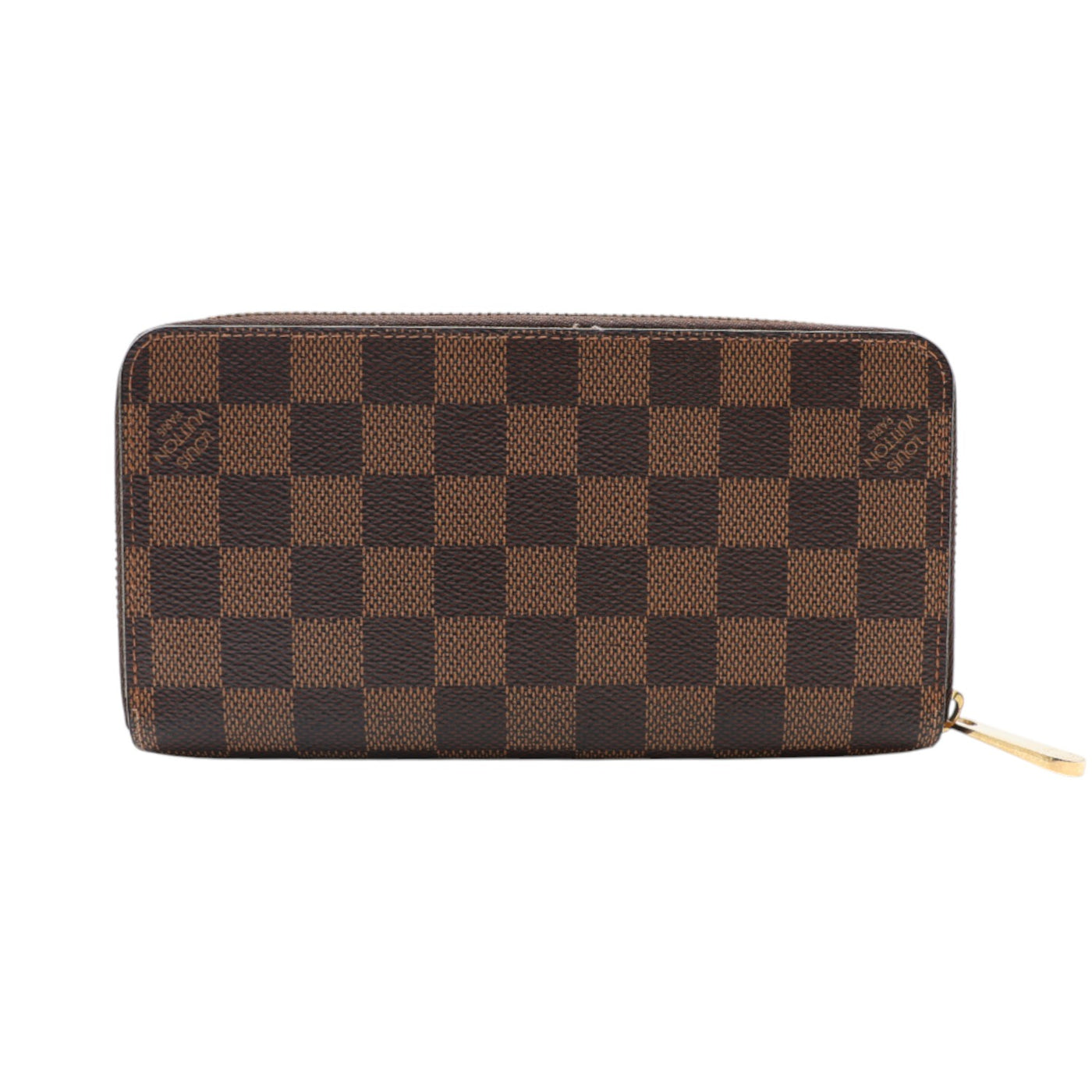 Louis Vuitton Damier Ebene Canvas Zippy Wallet