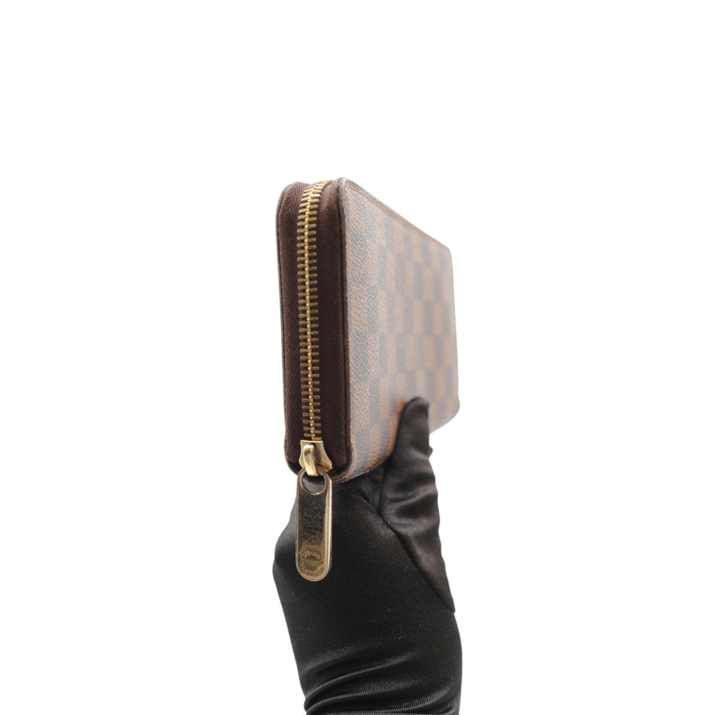 Louis Vuitton Damier Ebene Canvas Zippy Wallet