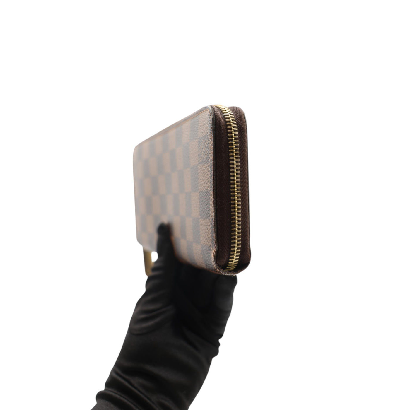 Louis Vuitton Damier Ebene Canvas Zippy Wallet