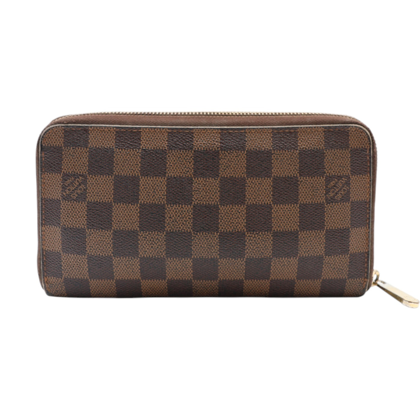 Louis Vuitton Damier Ebene Canvas Zippy Organizer Wallet