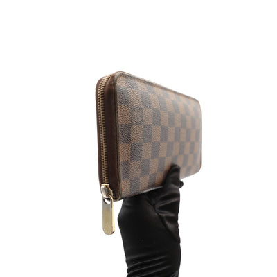 Louis Vuitton Damier Ebene Canvas Zippy Organizer Wallet