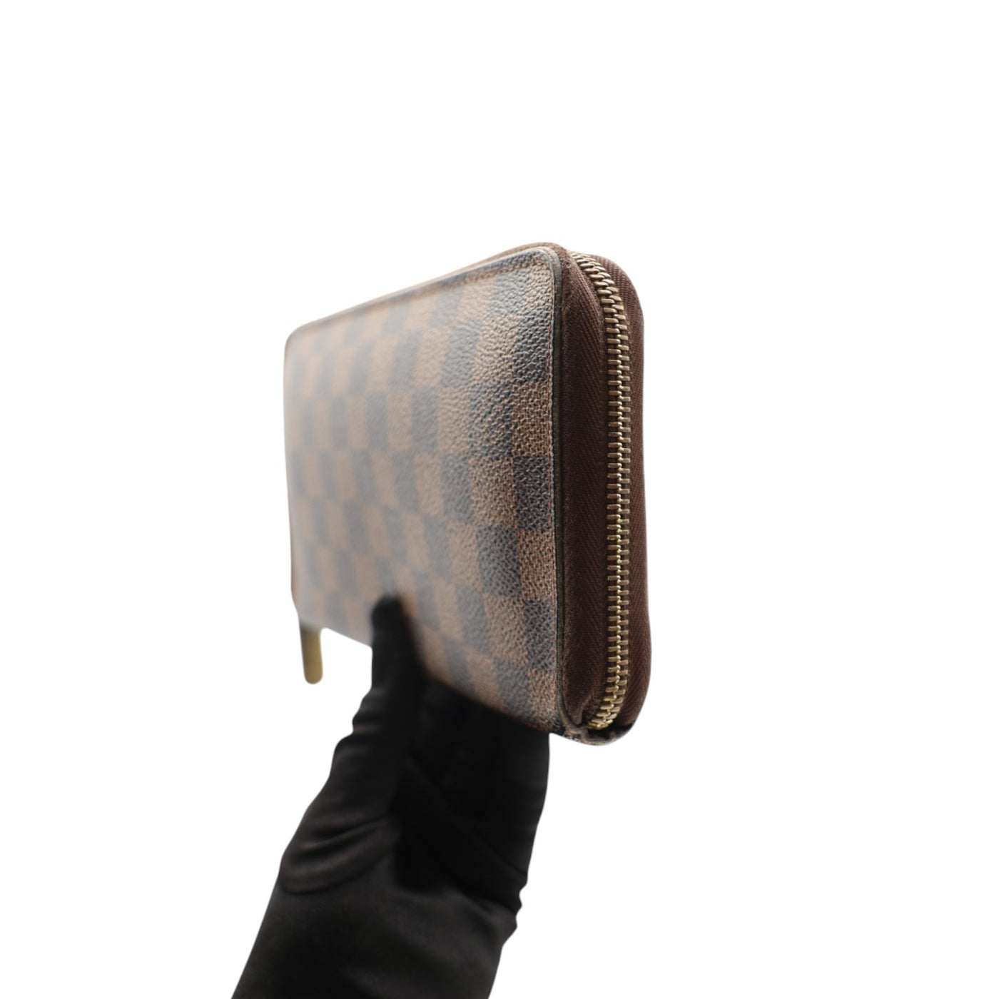 Louis Vuitton Damier Ebene Canvas Zippy Organizer Wallet