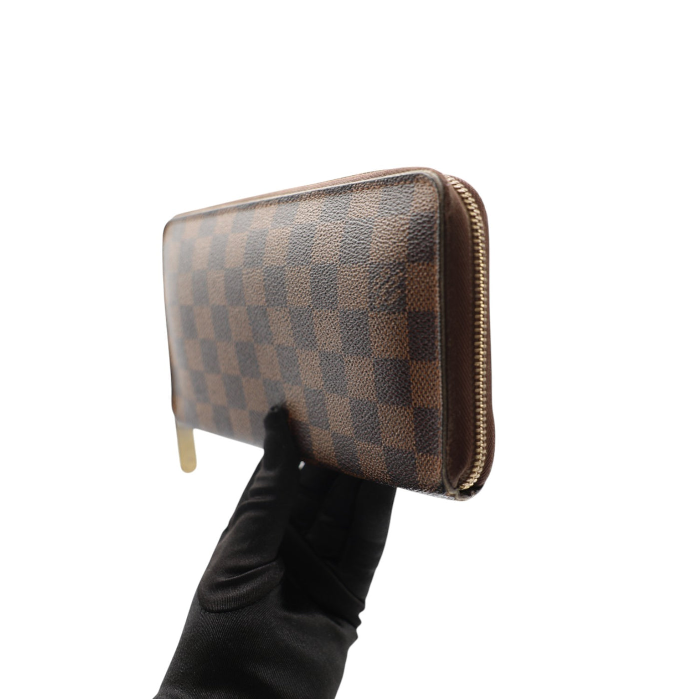 Louis Vuitton Damier Ebene Canvas Zippy Organizer Wallet