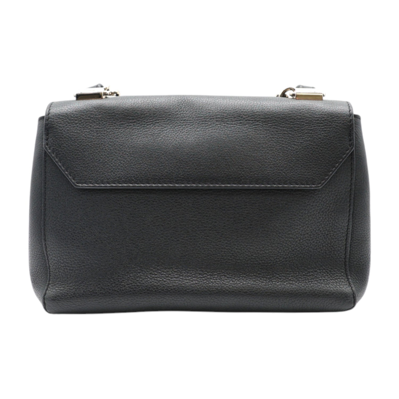 Louis Vuitton Lockme ll BB Flap Bag Calfskin Leather In Black