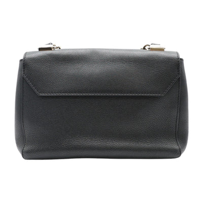 Louis Vuitton Lockme ll BB Flap Bag Calfskin Leather In Black