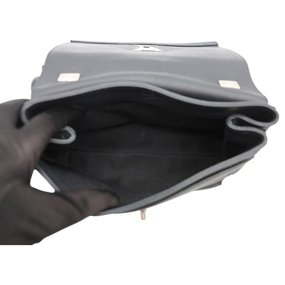 Louis Vuitton Lockme ll BB Flap Bag Calfskin Leather In Black