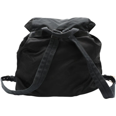 Prada Re-Nylon and Saffiano Small Backpack In Black