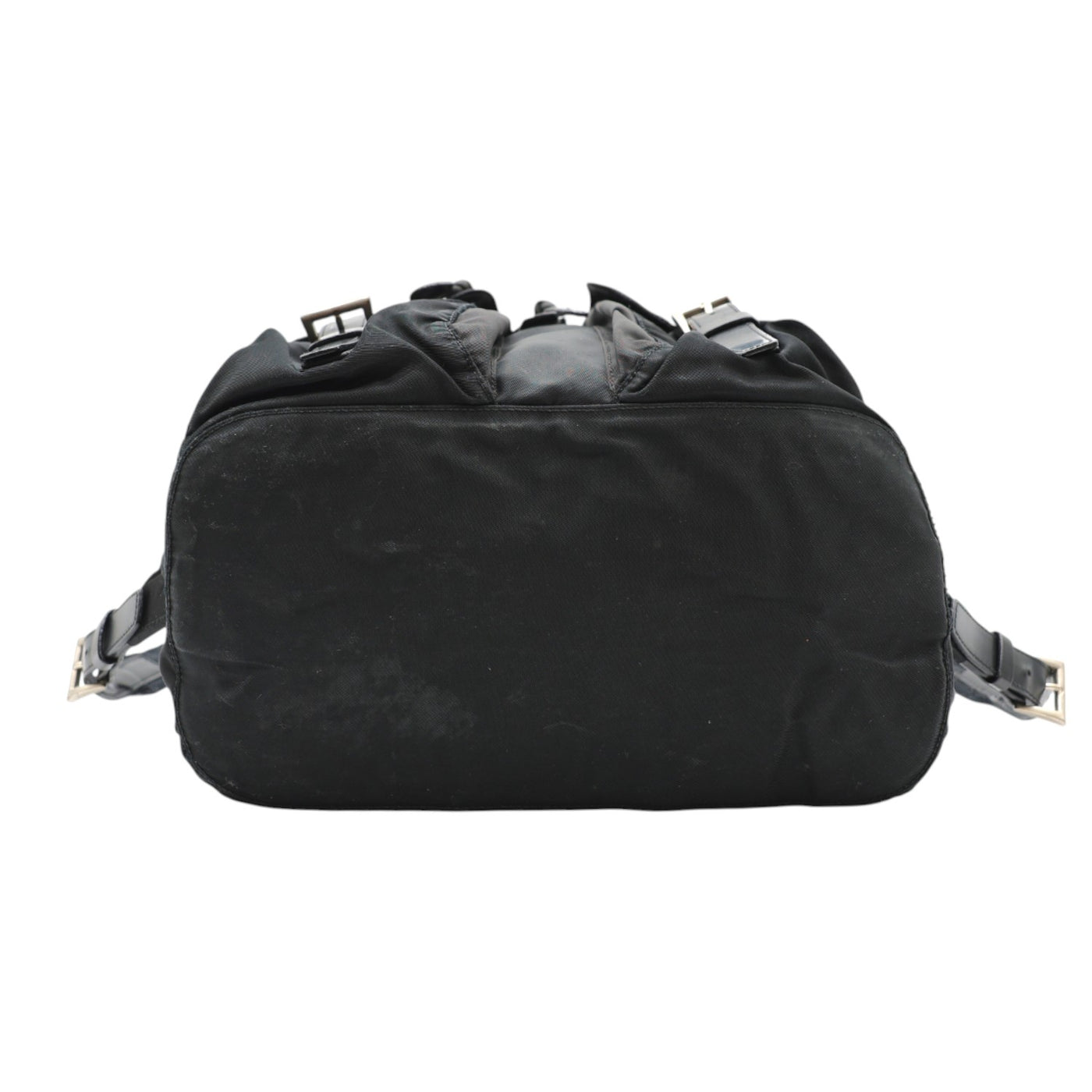 Prada Re-Nylon and Saffiano Small Backpack In Black