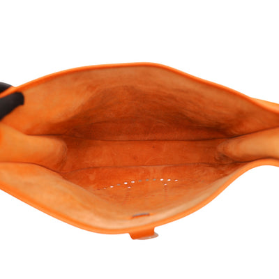 Hermès Evelyn GM Taurilln Clemence Leather Crossbody Bag In Orange