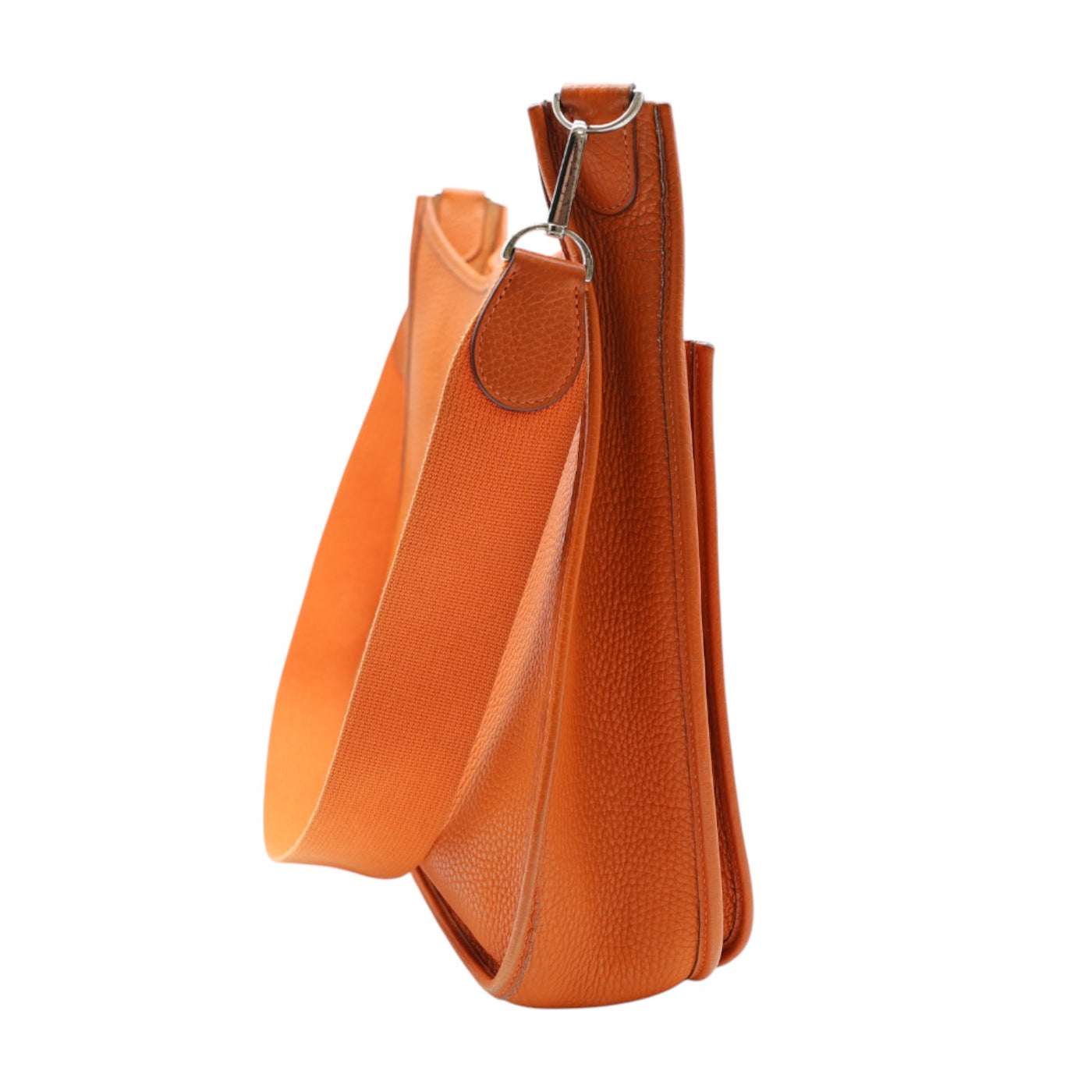 Hermès Evelyn GM Taurilln Clemence Leather Crossbody Bag In Orange